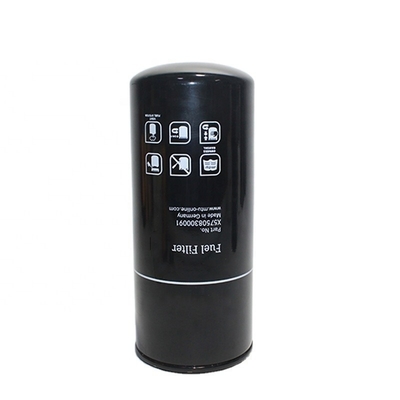 Truck Engine Parts Fuel Filter Element X57508300091 with Filter Paper Iron Material