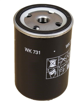Diesel Truck Engine Spin-On Fuel Filter WK731 for Truck Model Truck Tractor Excavator