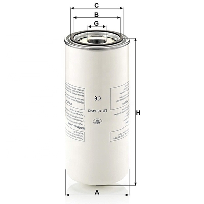 LB-13145/3 P782909 1626832100 575000101 R12101 Air And Oil Separator Filter For Compressor
