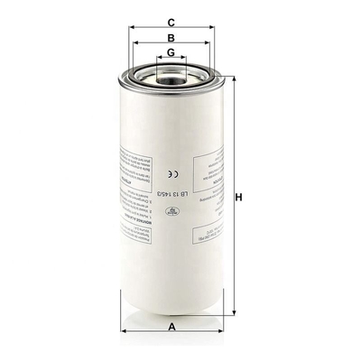 140*305mm Air Oil Separator Filter Element for Screw Compressor LB131453 P782909 A10525274