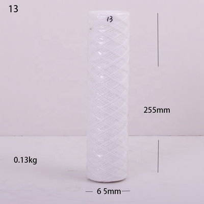65*255mm Industrial Water Filter Nylon Mesh Filter Sediment Threaded Filter Element