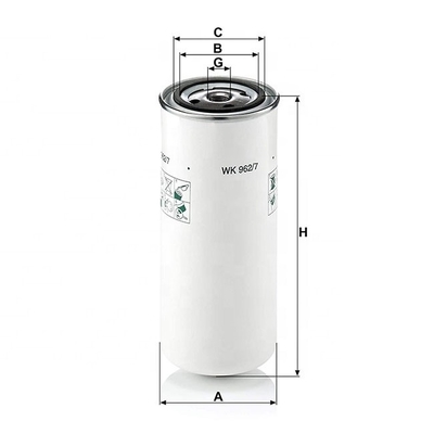 Fuel Filter WK962/7 VG1560080012 20805349 P550372 1457434294 08821159 1500563 4131534 80676462