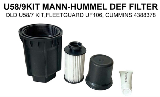 CE Certification Plastic Fuel Filter OE U58/9 KIT 4388378 2122909PE for Assembly Truck
