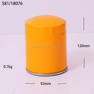 OE NO. 581/18076 Hydwell Truck Engine Parts Spin-On Lube Oil Filter Element SO 11020 58118076 581/18076