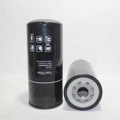 Truck Engine Parts Fuel Filter Element X57508300091 with Filter Paper Iron Material