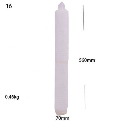 Water Purification Hydwell Industrial 20 40 60 Inch Water Plant PP Filter Folded Pleated Cartridge