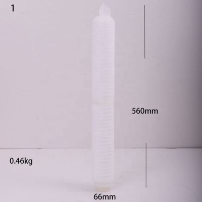 Water Purification Hydwell Industrial 20 40 60 Inch Water Plant PP Filter Folded Pleated Cartridge