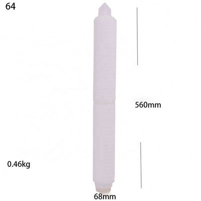 Water Purification Hydwell Industrial 20 40 60 Inch Water Plant PP Filter Folded Pleated Cartridge