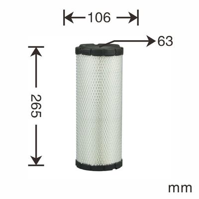 OE NO. P822858 Excavator Air Filter P954603 P822769 P822858 for Repair and Maintenance