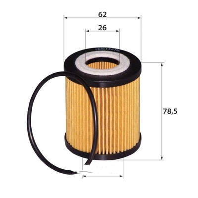 Tractor Excavator Diesel Engines Parts HU6111X E610HD38 91922426 SO7093 Lube Oil Filter